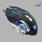 SKYLION M9 RGB Gaming Mouse – Ergonomic Wired USB Mouse for PC & Laptop