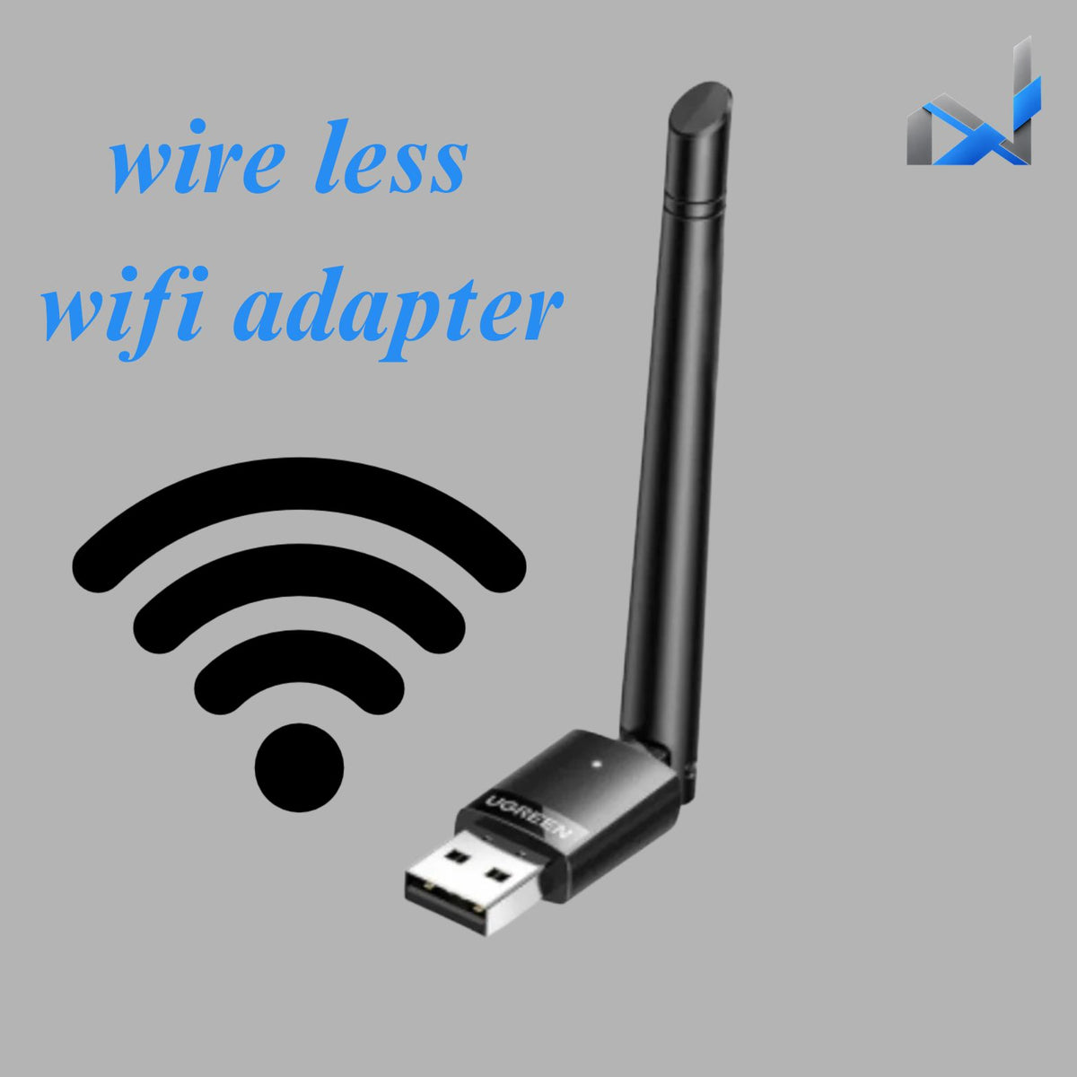 W114 USB WiFi Adapter with 3dBi Antenna – 2.4GHz Wireless Network Adapter