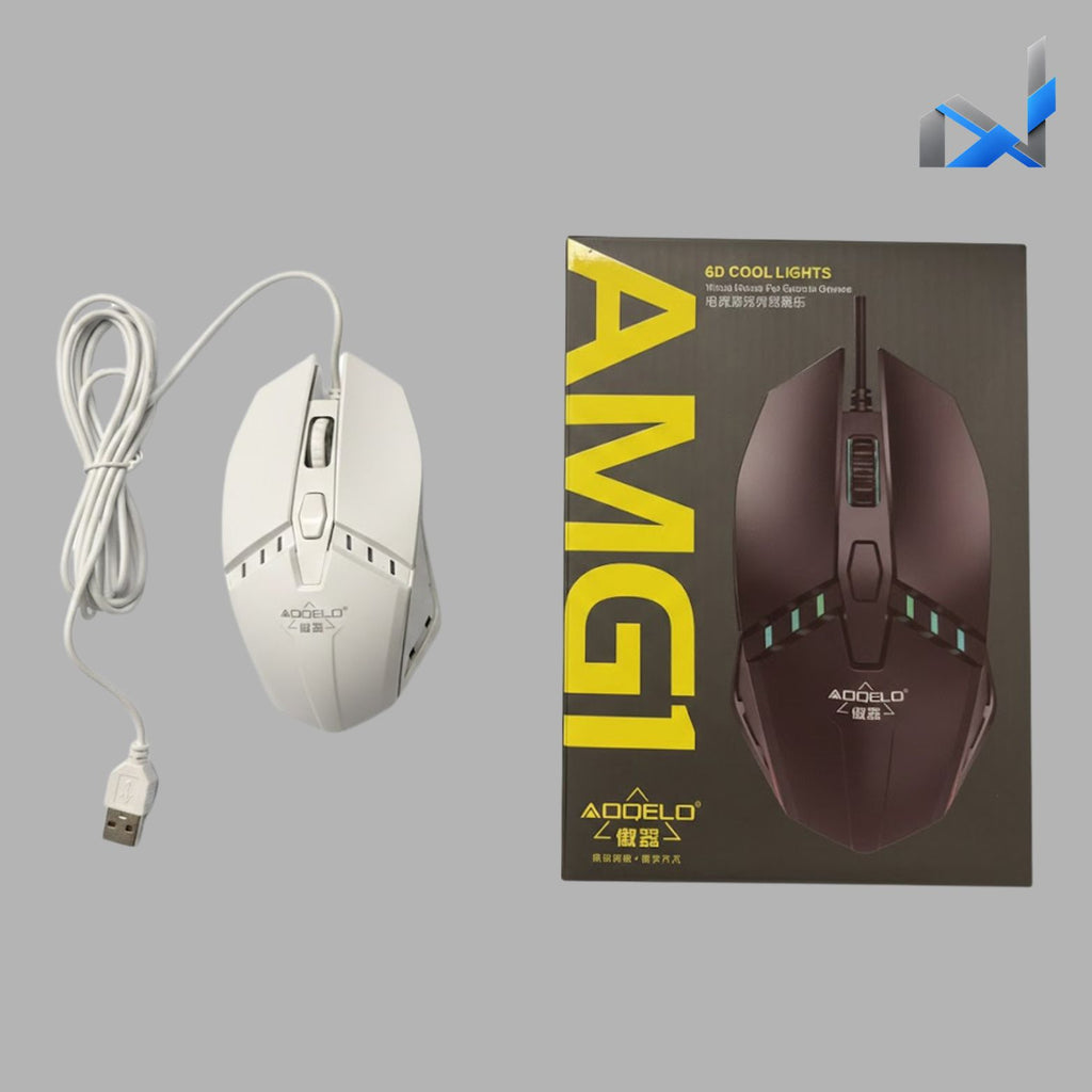 AMG1 X2 RGB Gaming Mouse – Wired USB Optical Mouse for PC & Laptop