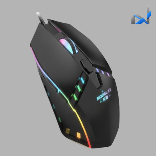 AMG1 X2 RGB Gaming Mouse – Wired USB Optical Mouse for PC & Laptop